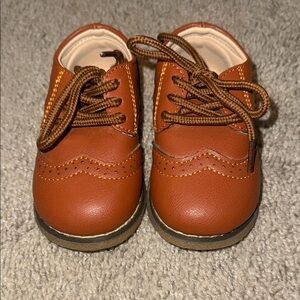 Classic Brown Kids Shoes